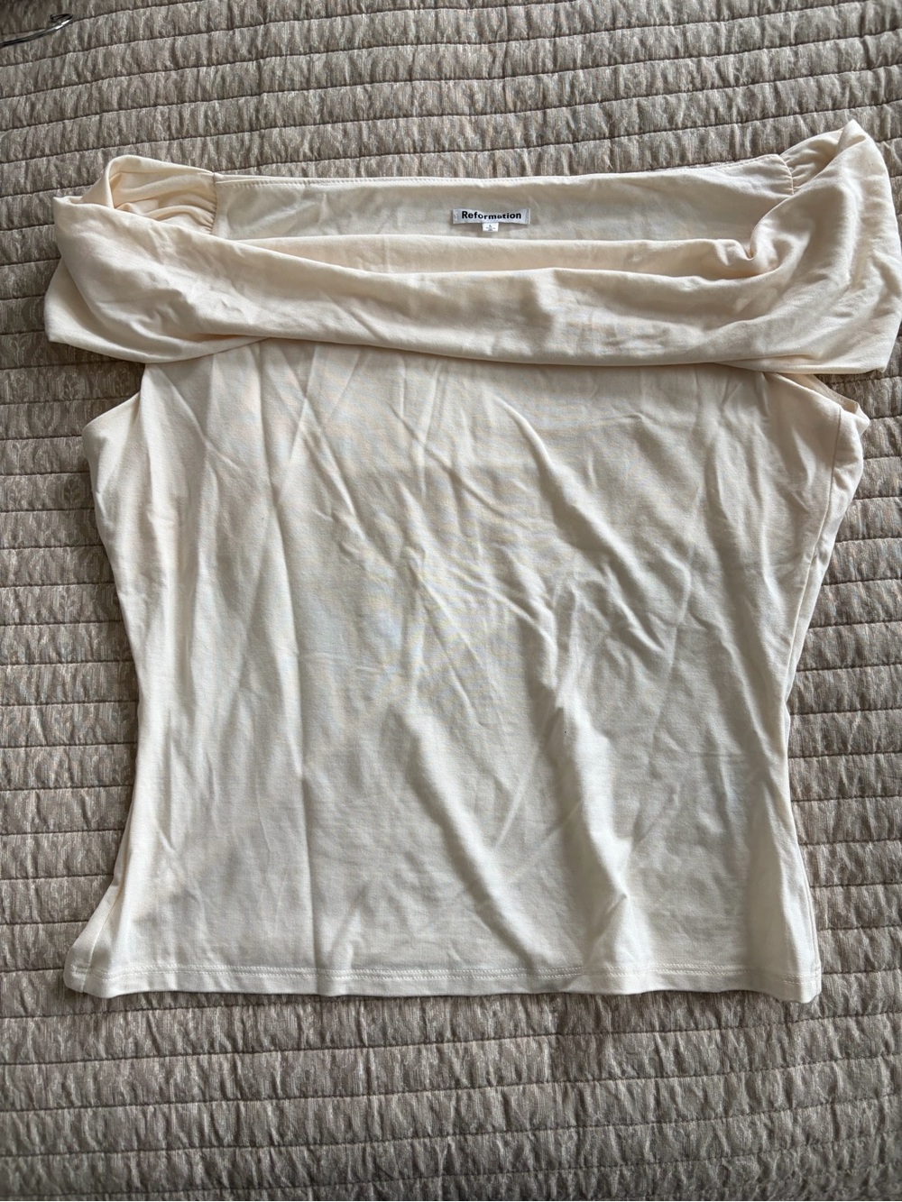 Reformation Off Shoulder Tank Top
